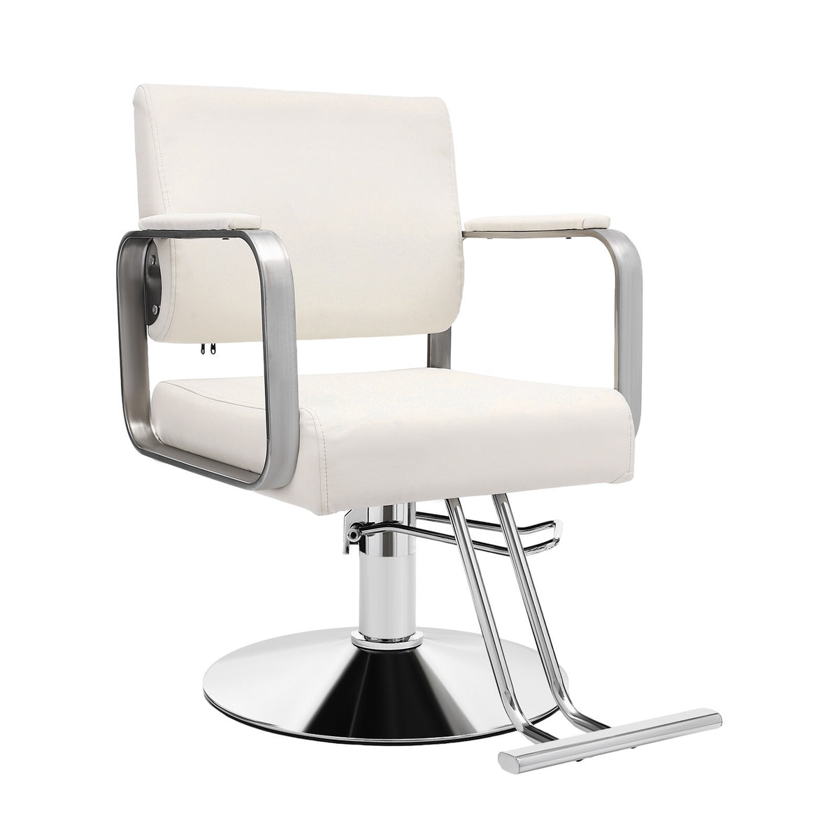 Heavy Duty Hydraulic Salon Chair 200kg Rotatable Adjustable Height