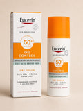 Eucerin Sun Oil Control SPF50+ Gel-Cream 50ml | Ultra-Light, Dry-Touch Facial Sunscreen
