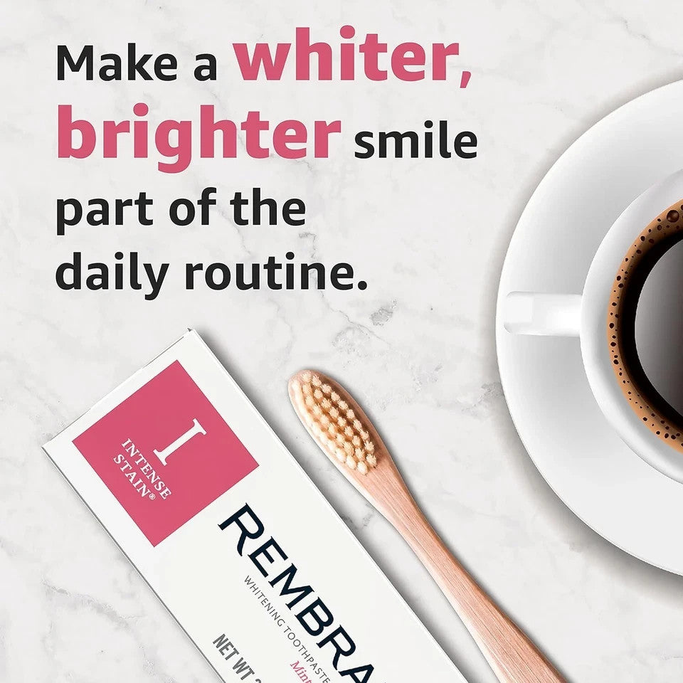 Rembrandt Intense Stain Whitening Toothpaste 2 Pack - Mint, 3.5 oz