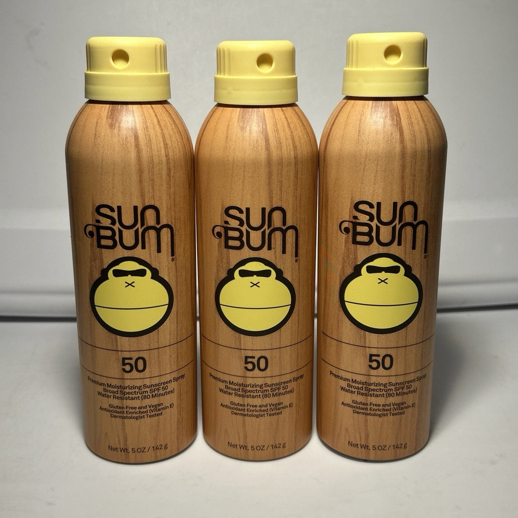 Sunscreen Spray SPF 50 Broad Spectrum Sun Protection 5oz Pack of 3