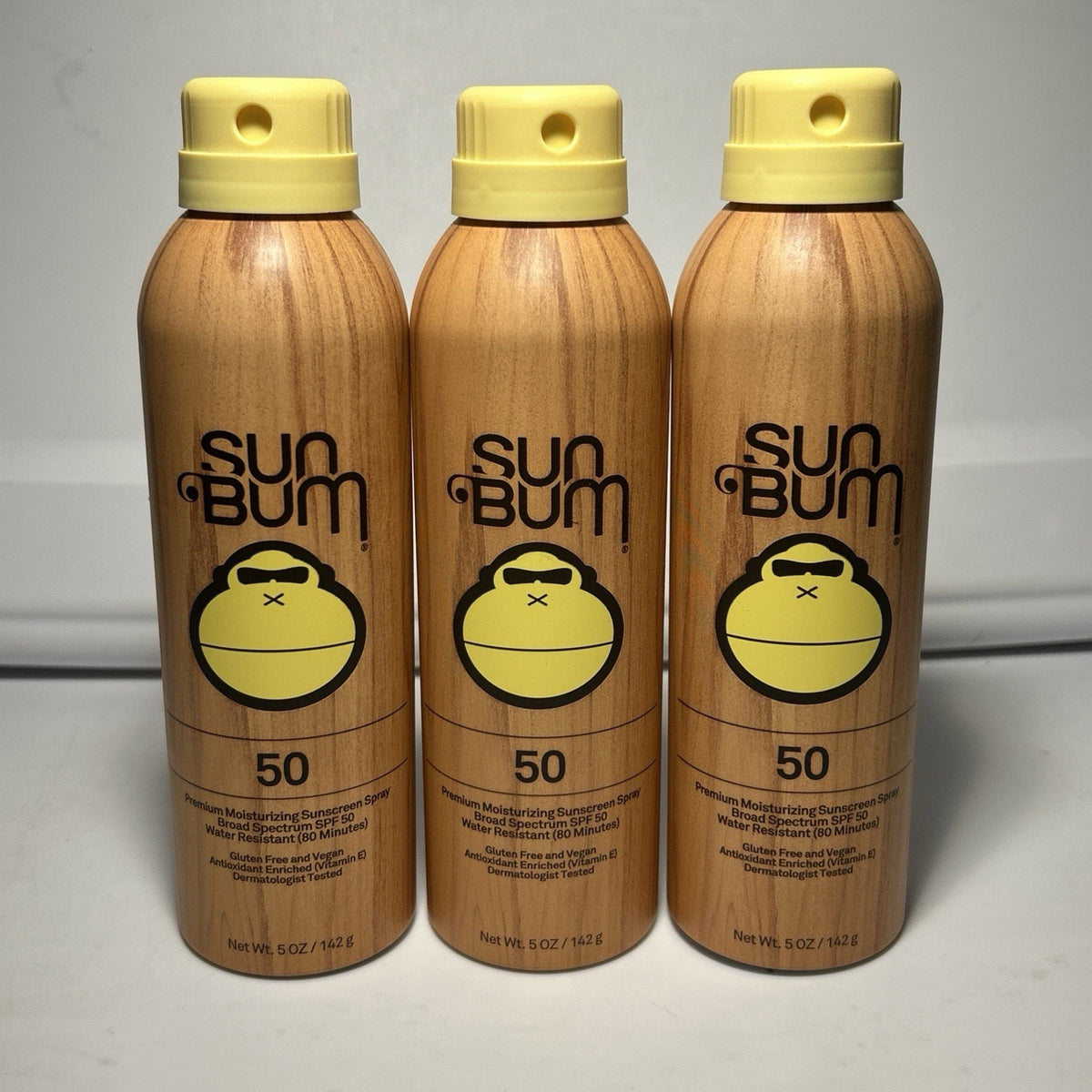 Sunscreen Spray SPF 50 Broad Spectrum Sun Protection 5oz Pack of 3