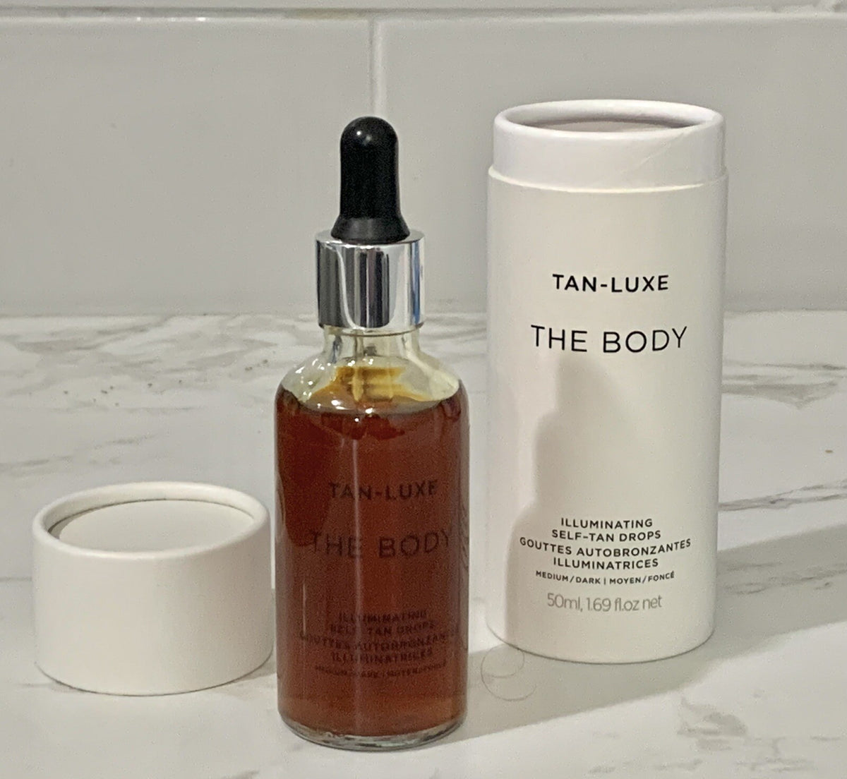 Self Tanner for Face and Body - Medium to Dark Gradual Tan Drops Set