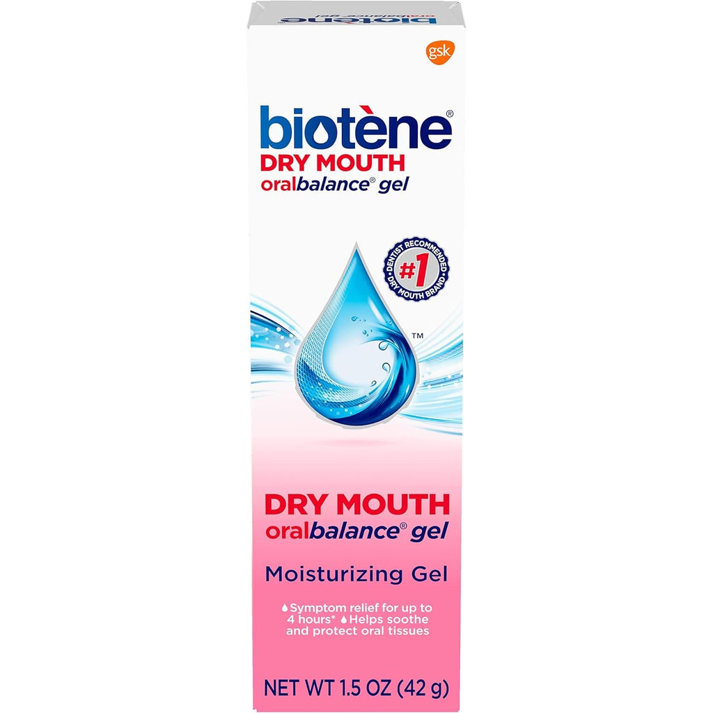 Moisturizing Dry Mouth Gel - Alcohol Free, Flavor Free, 1.5 Oz