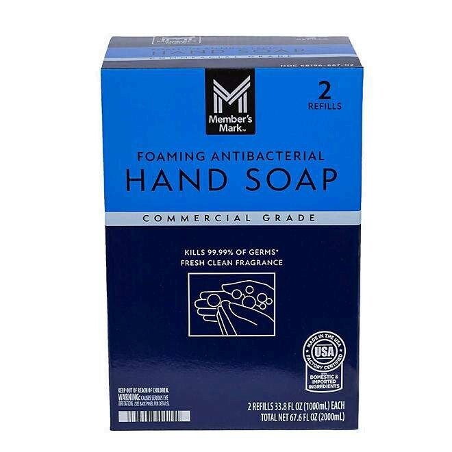 Antibacterial Foaming Hand Soap Refill Packs - Bulk Germ Protection & Skin Friendly