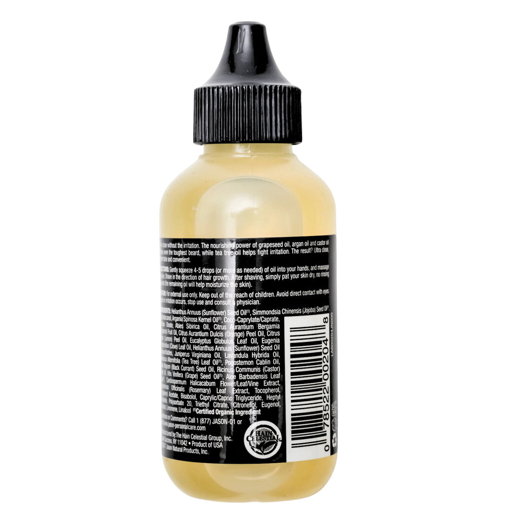 Men's Smoothing Shave Oil - Softens Coarse Facial Hair, 2oz