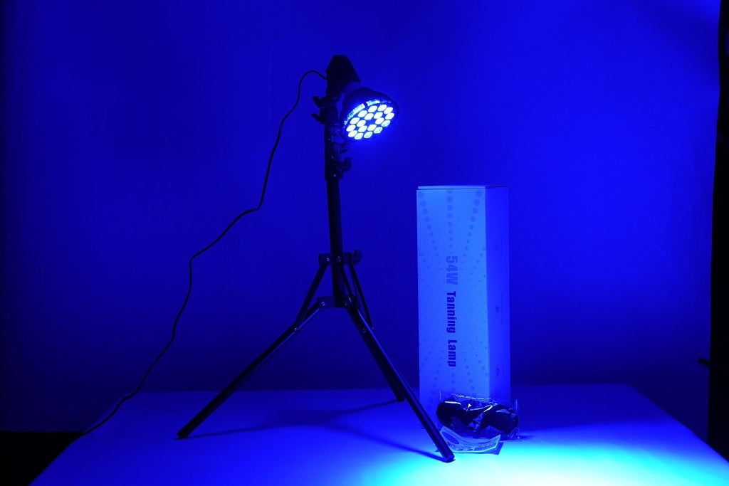 UV Tanning Lamp for Body and Face - Sunbed Solarium Light for Skin Bronzing