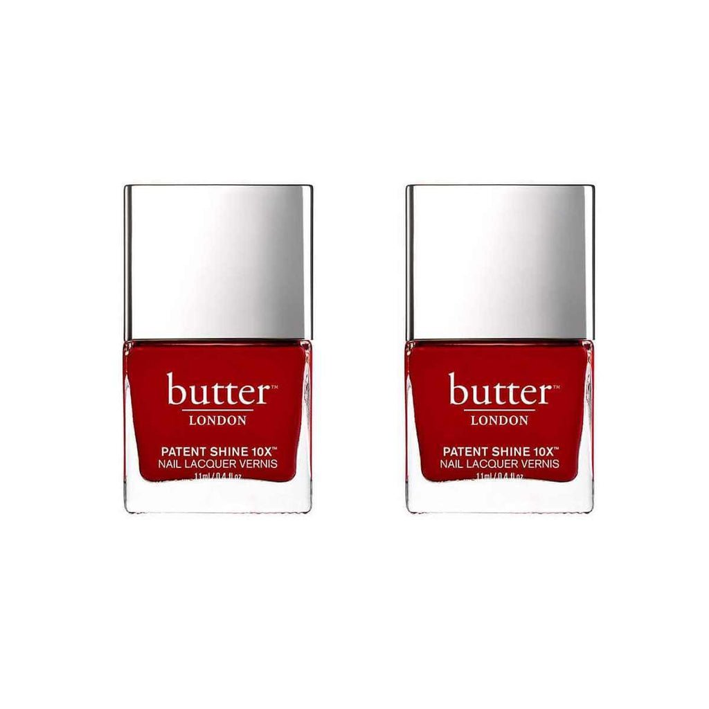 Nail Polish - 10X Patent Shine Her Majesty's Red - 0.4 fl oz 2 Pack