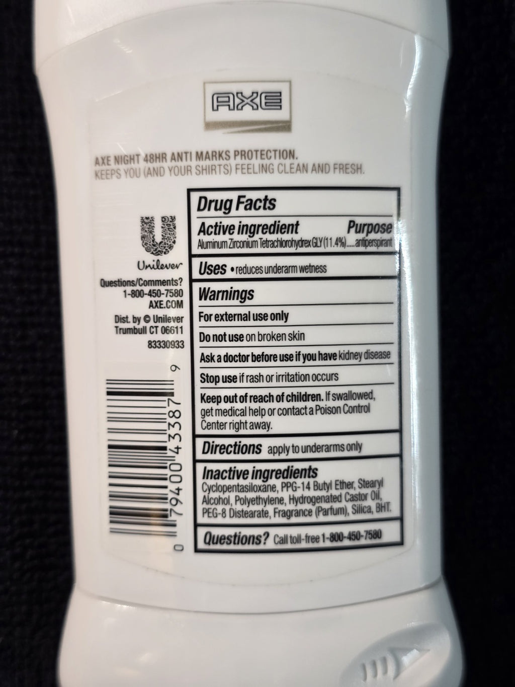 Axe Signature Night Antiperspirant Deodorant Stick 2.7oz Discontinued
