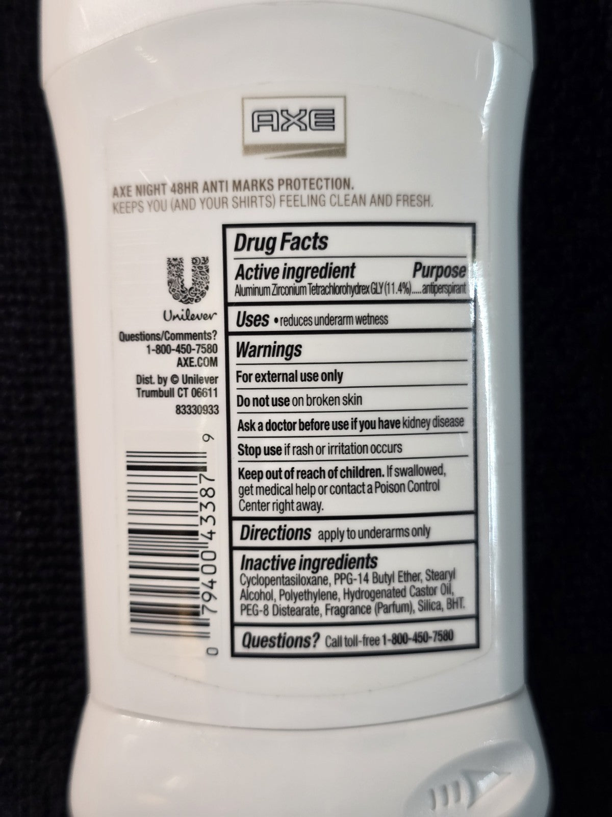 Axe Signature Night Antiperspirant Deodorant Stick 2.7oz Discontinued