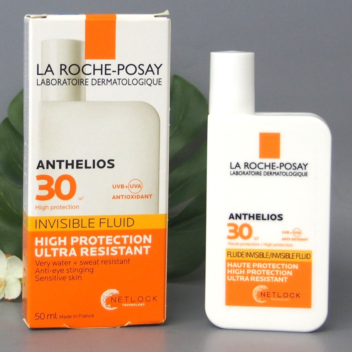 Sun Protection SPF 30 Invisible Fluid for Face 50ml - Water-Resistant & Dermatologically Tested