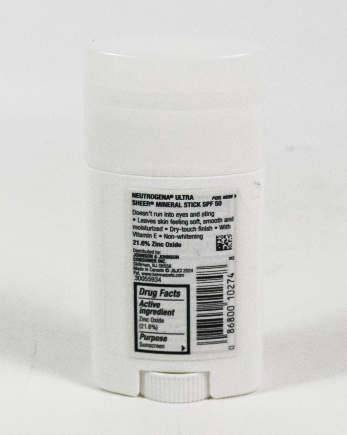 SPF 50 Mineral Sunscreen Stick for Face & Body - Water Resistant 1.5oz
