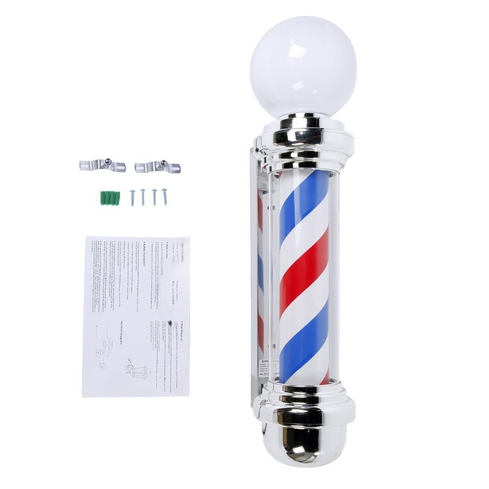 32-Inch Rotating Tri-Color Salon Light with ABS and Iron Construction