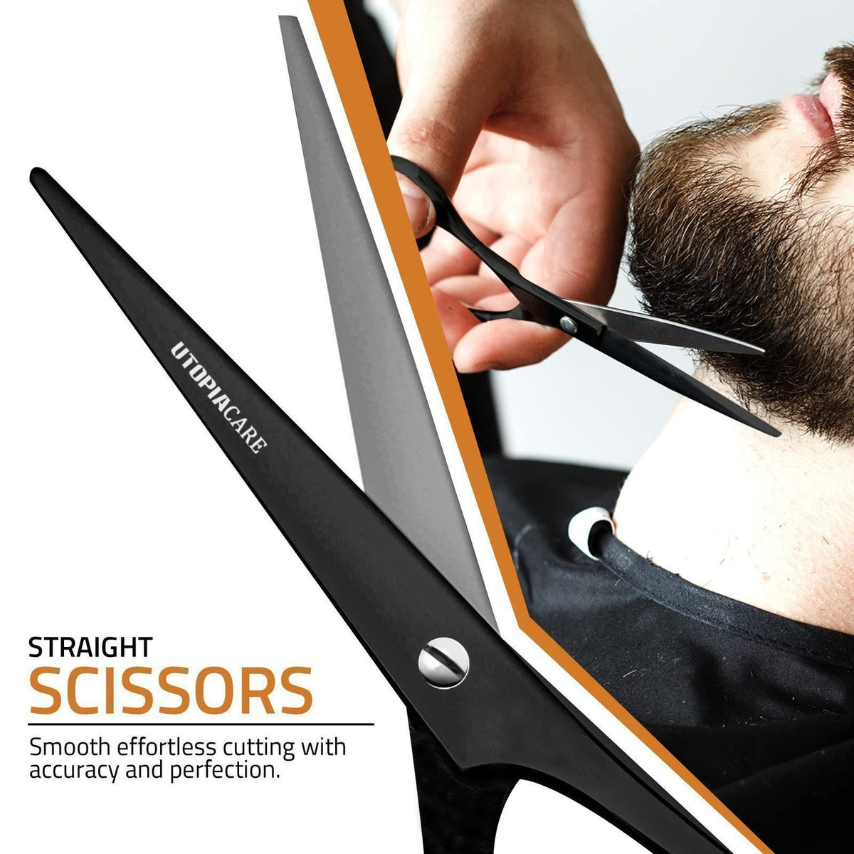 Professional Hair Cutting Scissors Stainless Steel Salon Shears 6.5 Inch