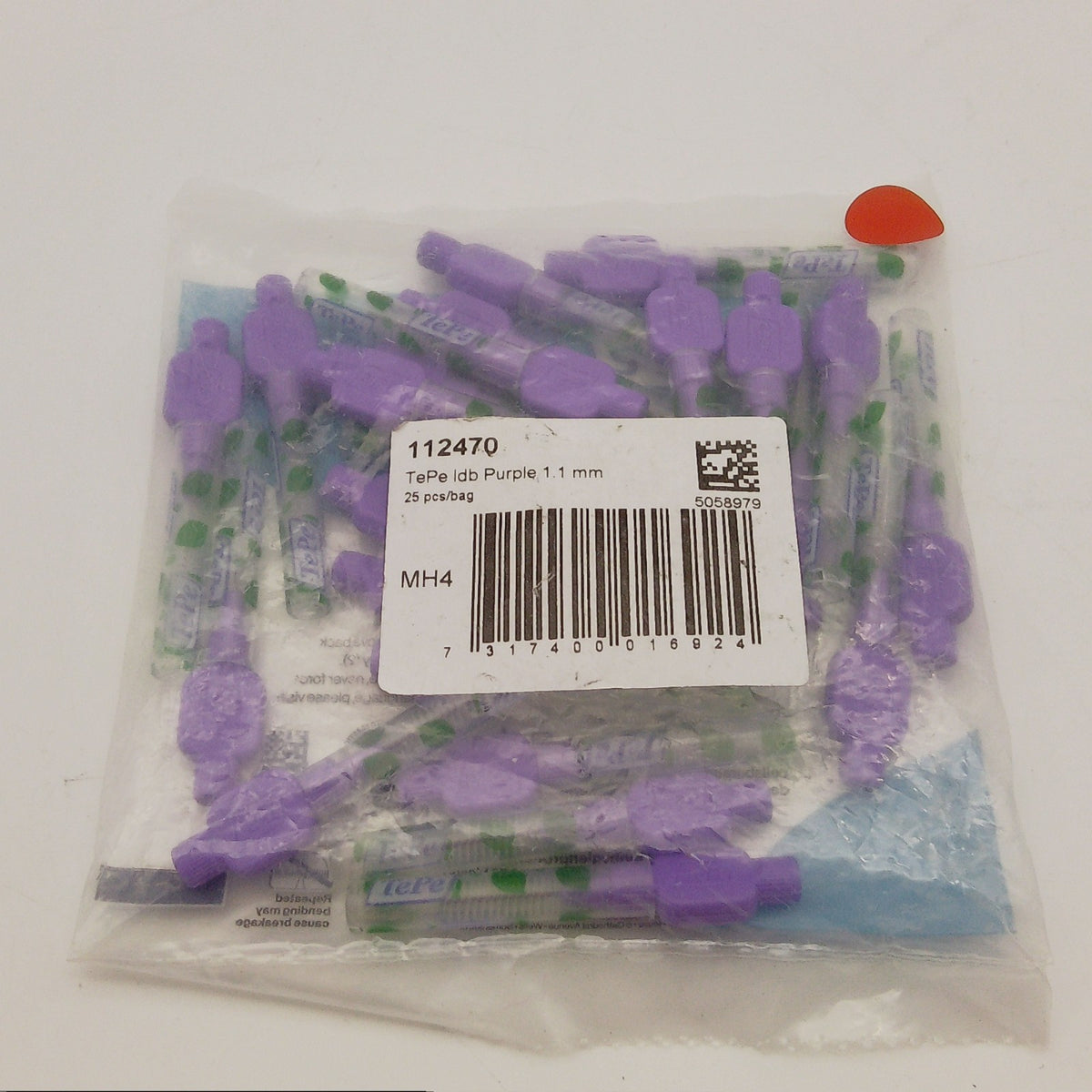 Interdental Brushes Soft Dental Cleaning Set 25 Pack 1.1mm