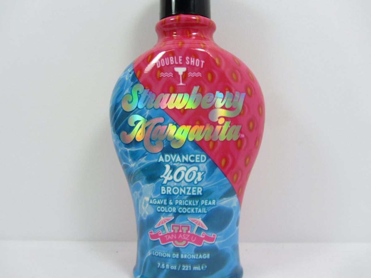 Double Shot Strawberry Margarita Tanning Lotion 400X Bronzer 7.5oz - All Skin Types
