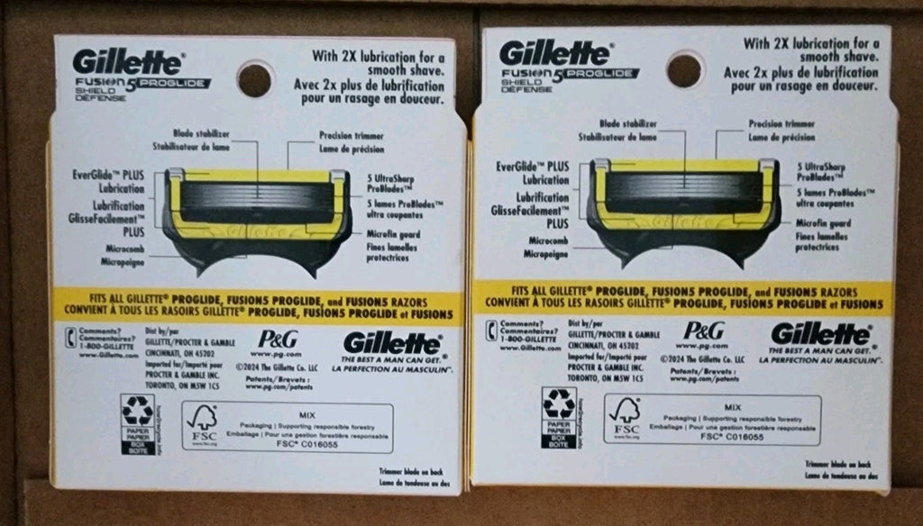 Gillette ProGlide Shield Defense Razor Blade Refills - 8 Pack, 16 Total