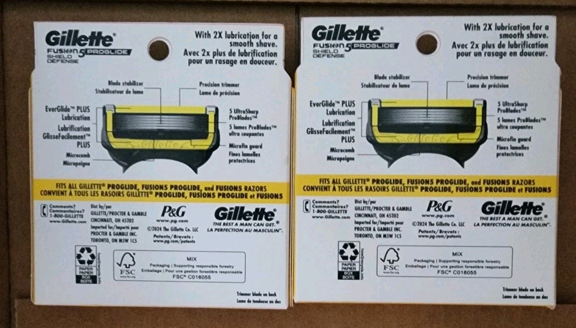 Gillette ProGlide Shield Defense Razor Blade Refills - 8 Pack, 16 Total