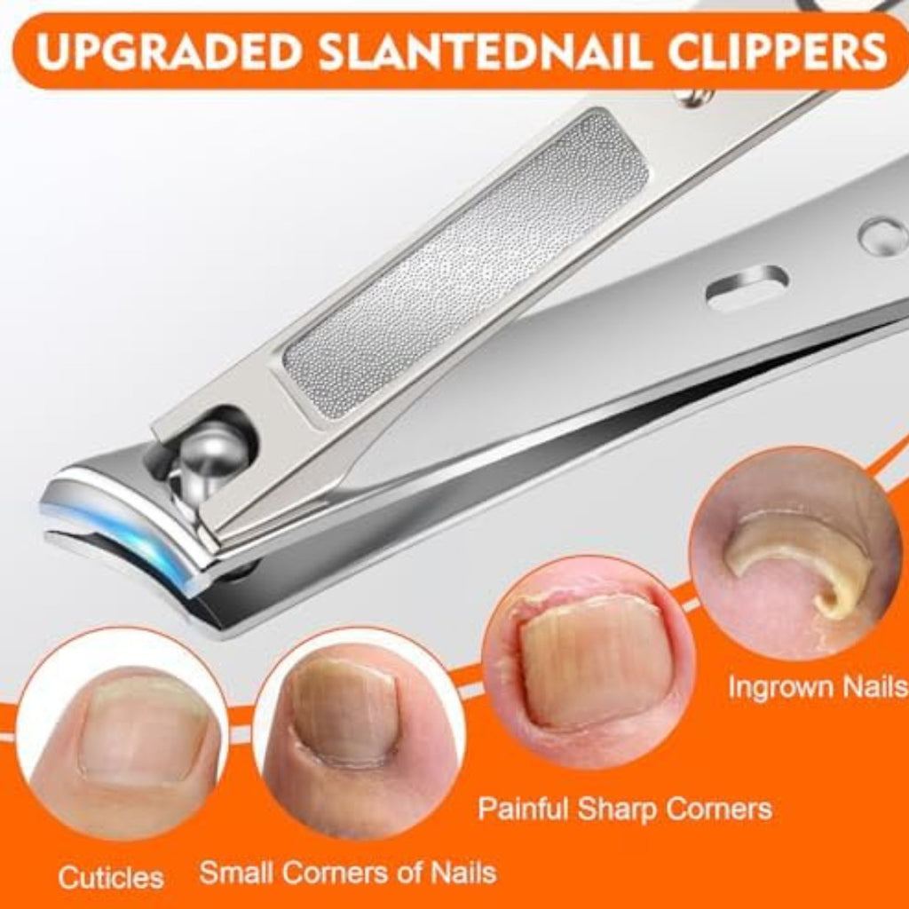 Heavy Duty Toenail Clippers for Seniors Thick Toenails Large Toe Nail Clippers Set