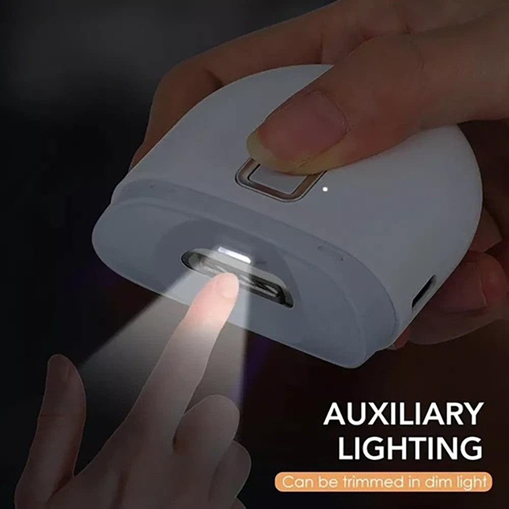 Electric Nail Clipper for Thick Nails - Safe, Rechargeable Trimmer for All Ages
