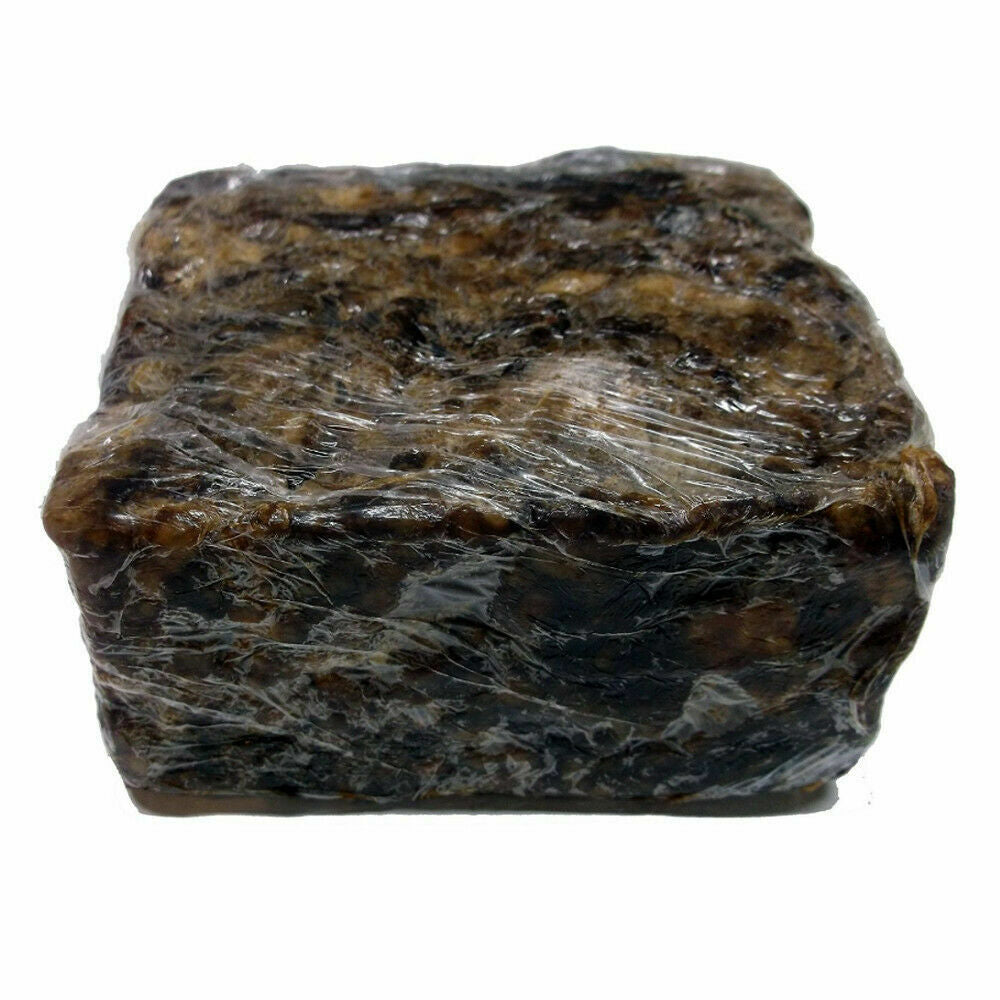 African Black Soap Bar 8oz - Organic Unrefined Natural Skin Cleanser