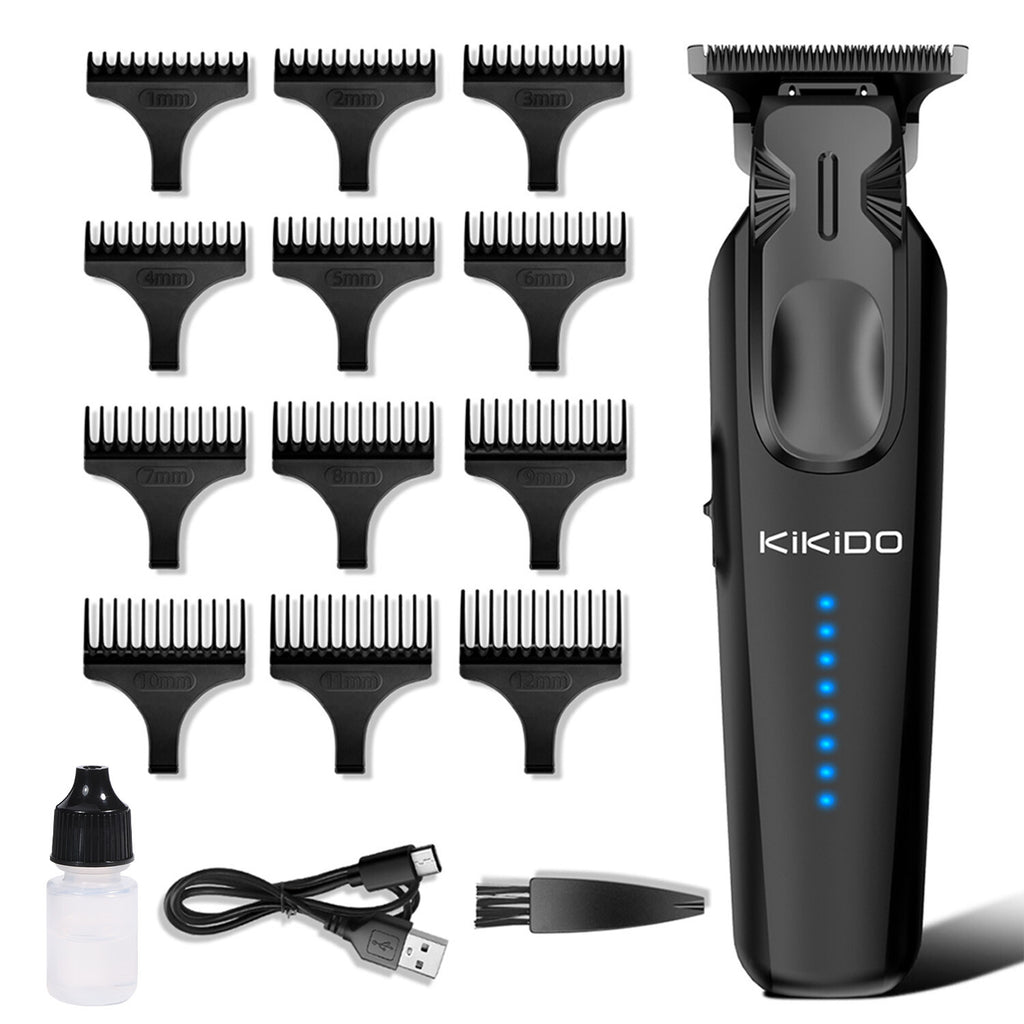 Cordless Professional Hair Clippers & Beard Trimmer Kit for Men