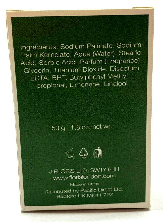 Luxury Travel Size Soap Bar - Floris London Cefiro Triple Milled 1.8 oz