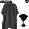 Full Coverage Hair Cutting Cape with Adjustable Neck & Duster Brush