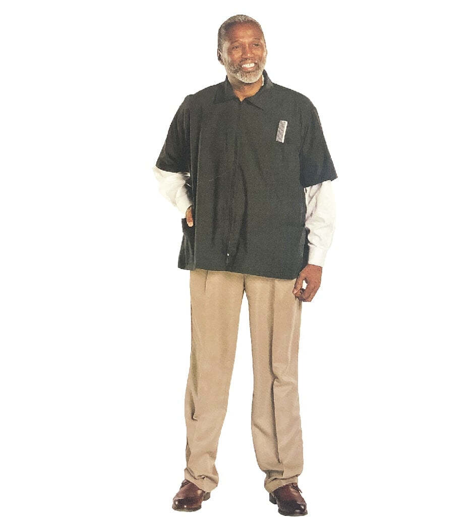 Extra Large Barber Jacket with 3 Front Pockets - Poly Cotton Workwear