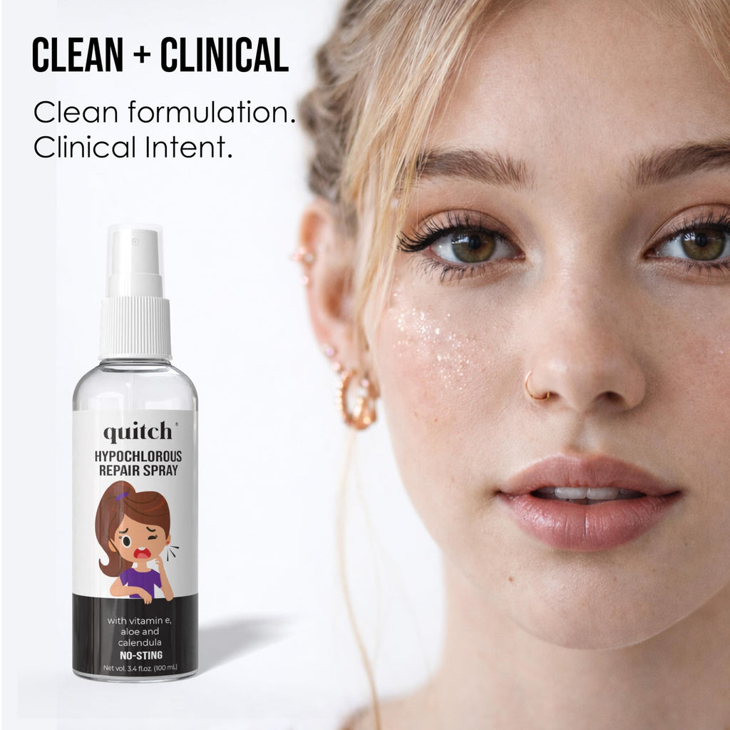 Hypochlorous Piercing Aftercare Spray - Soothing, Alcohol-Free Cleanser