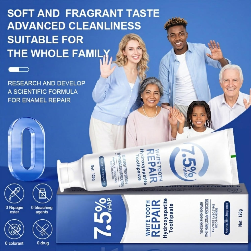 Nano-Hydroxyapatite Toothpaste Mint 7.5% Enamel Repair Sensitive Relief