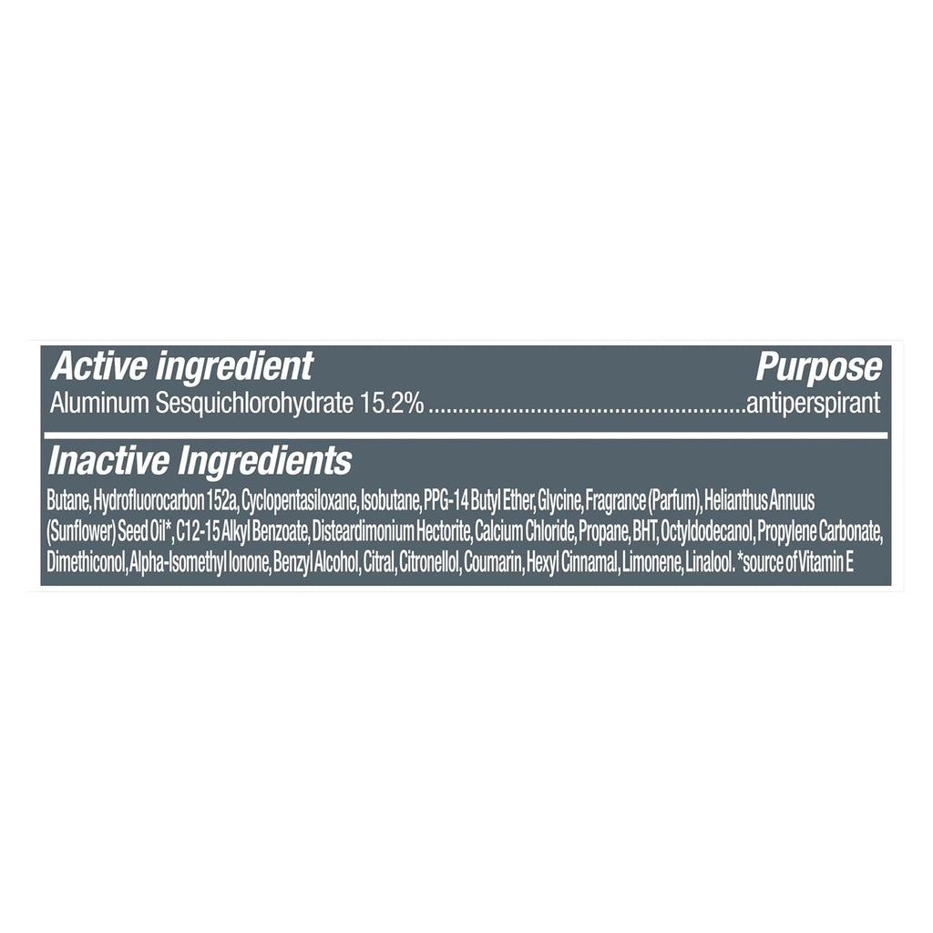 Men's 12-Pack Antiperspirant Dry Spray - 72-Hour Odor & Wetness Protection