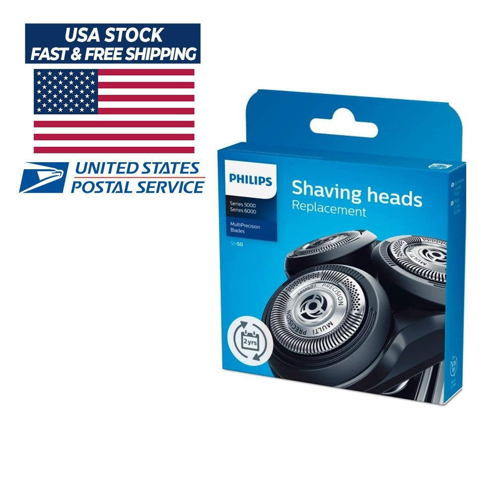 Philips Norelco Replacement Shaving Heads for Series 5000 6000 - Free Shipping