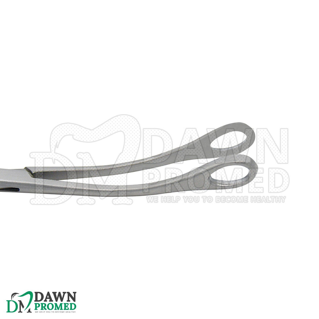 Sponge Forceps 7" Curved Smooth Jaws Hemostat - Medical Grade Stainless Steel