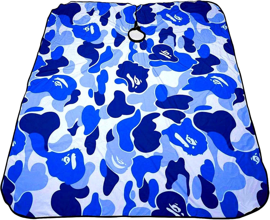 Adult Camouflage Barber Cape for Hairdressing & Salon Use