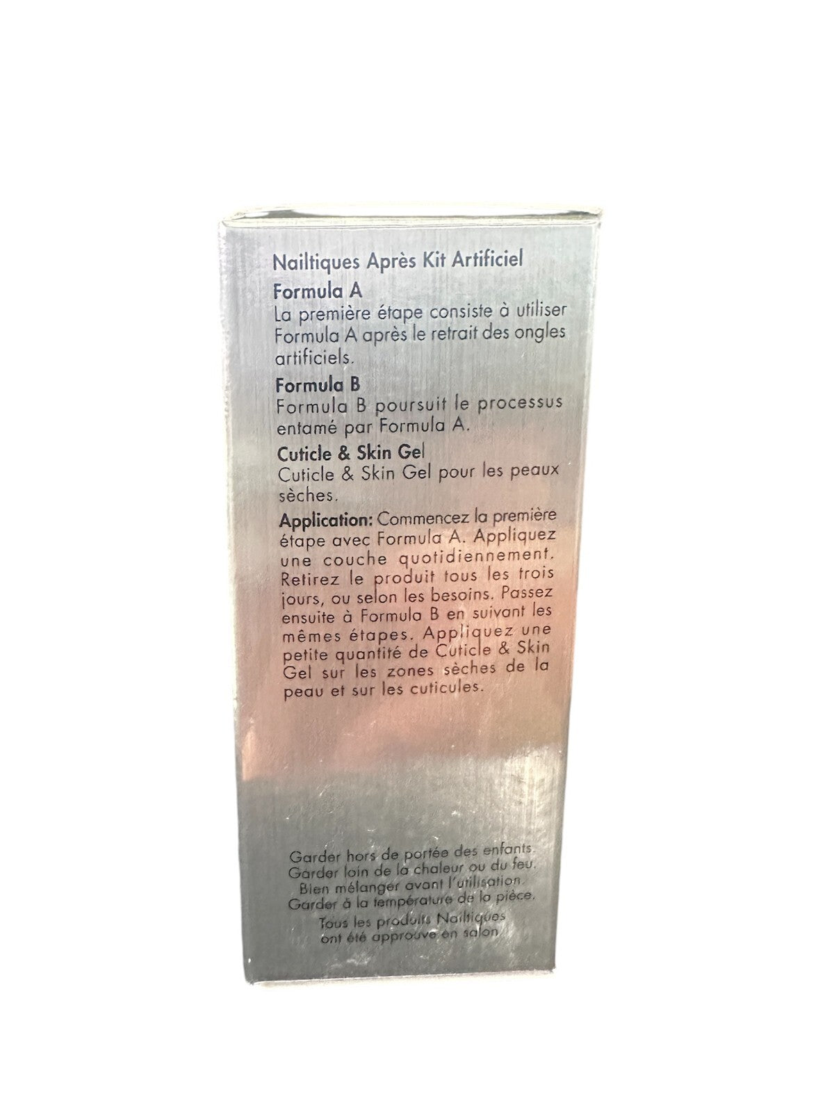 Nailtiques Nail Recovery After Artificial Nails Kit with Protein & Cuticle Gel