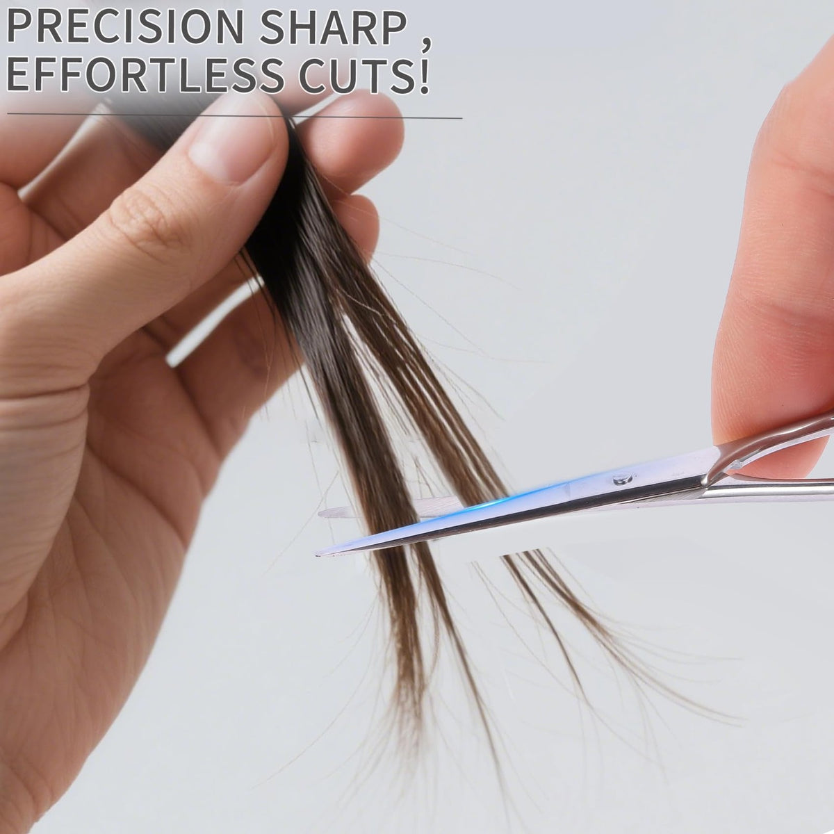 Small Grooming Scissors Set for Facial Hair & Detailing - 2PCS