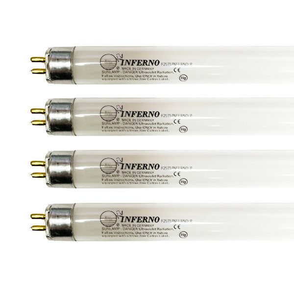 Facial Tanning Lamp Bulbs - Bi-Pin 10-15W for UV Tanning Systems