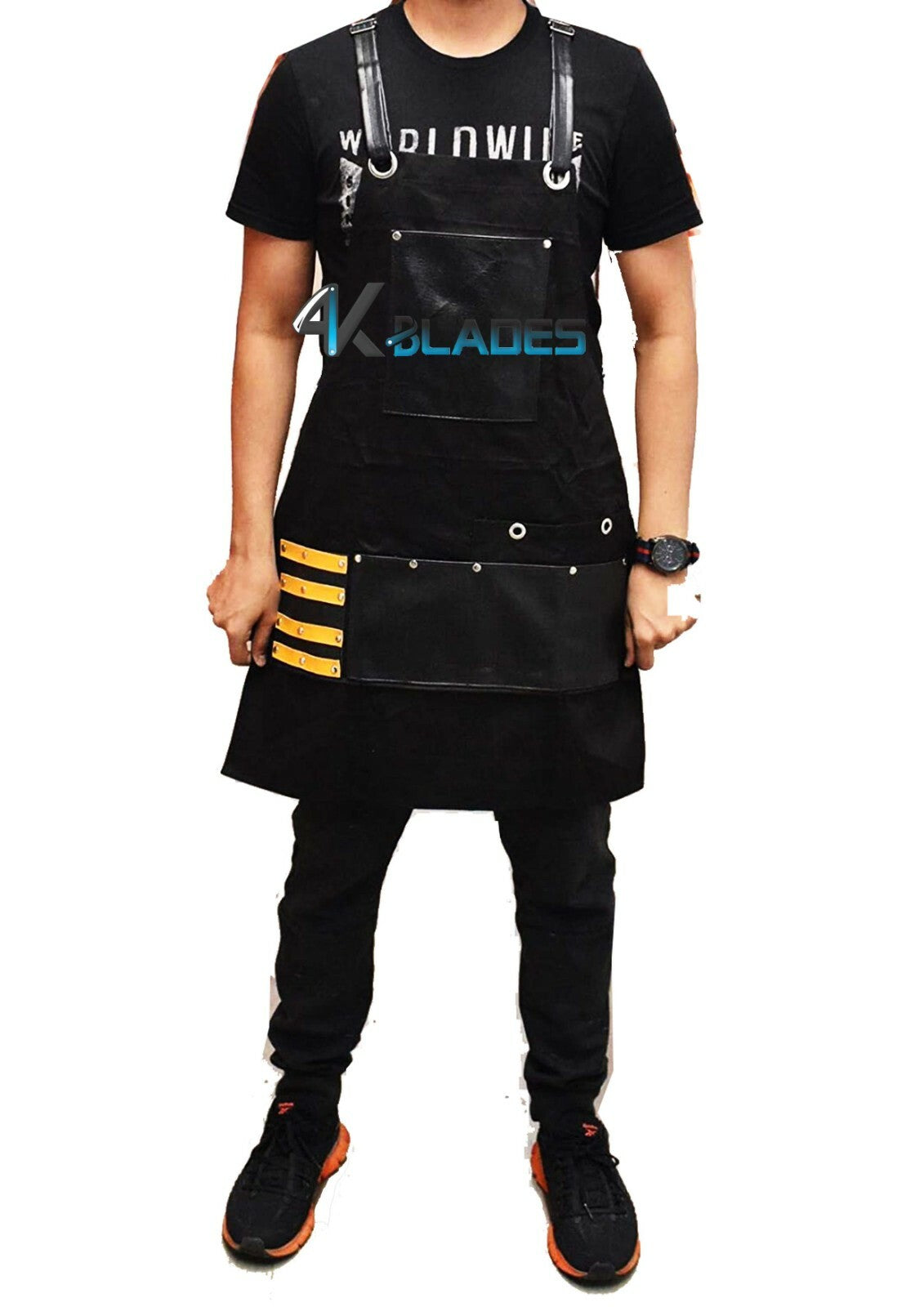 Professional Hairdresser Barber Salon Apron with Pockets - Stylish & Durable