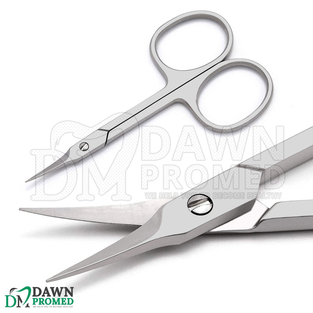 Curved Cuticle Scissors 3.5 Inch Super Sharp Nail & Pedicure Tool