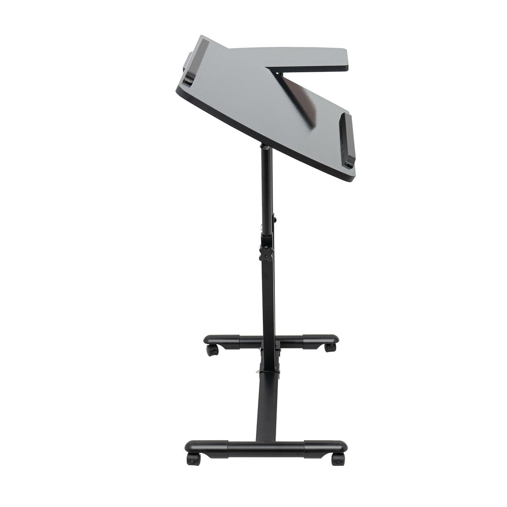 Mobile Tattoo Workstation Arm Rest with Rolling Stand – Double Countertops