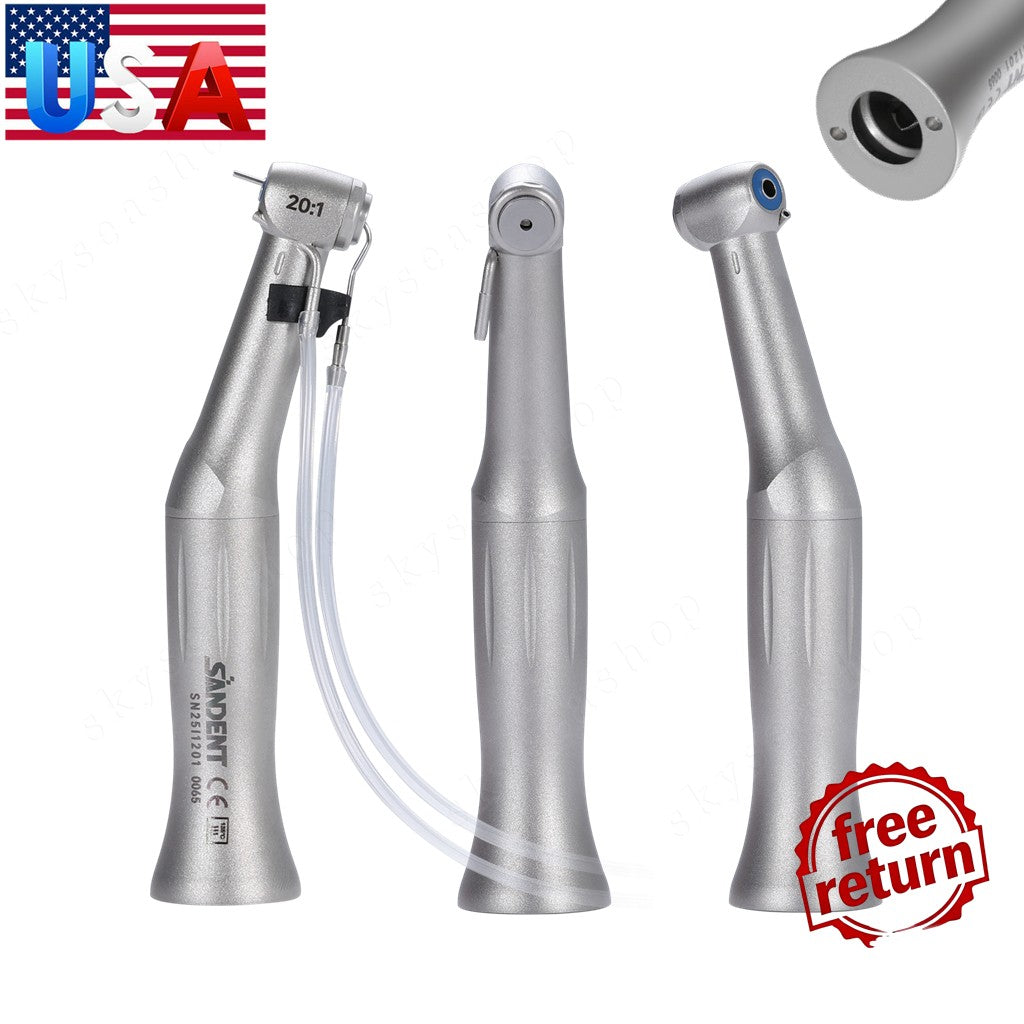 Dental Implant Contra Angle Handpiece 20:1 Reduction Low Speed Push Button SG20