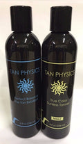 Self Tanner with Exfoliant Set - Natural, Hydrating Sunless Tan Combo