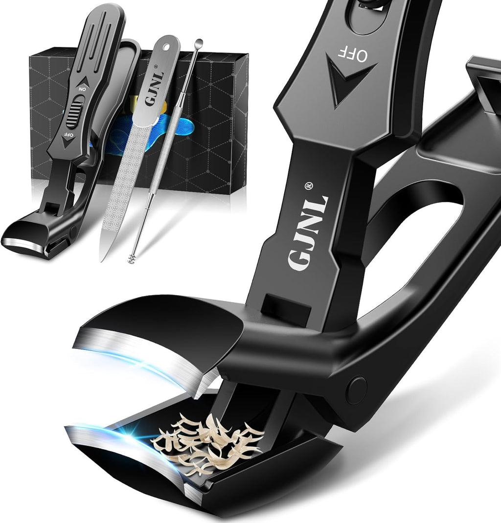 Heavy Duty Angled Toenail Clippers for Thick Nails - Large Toe Grooming Tool 2024 Upgrade