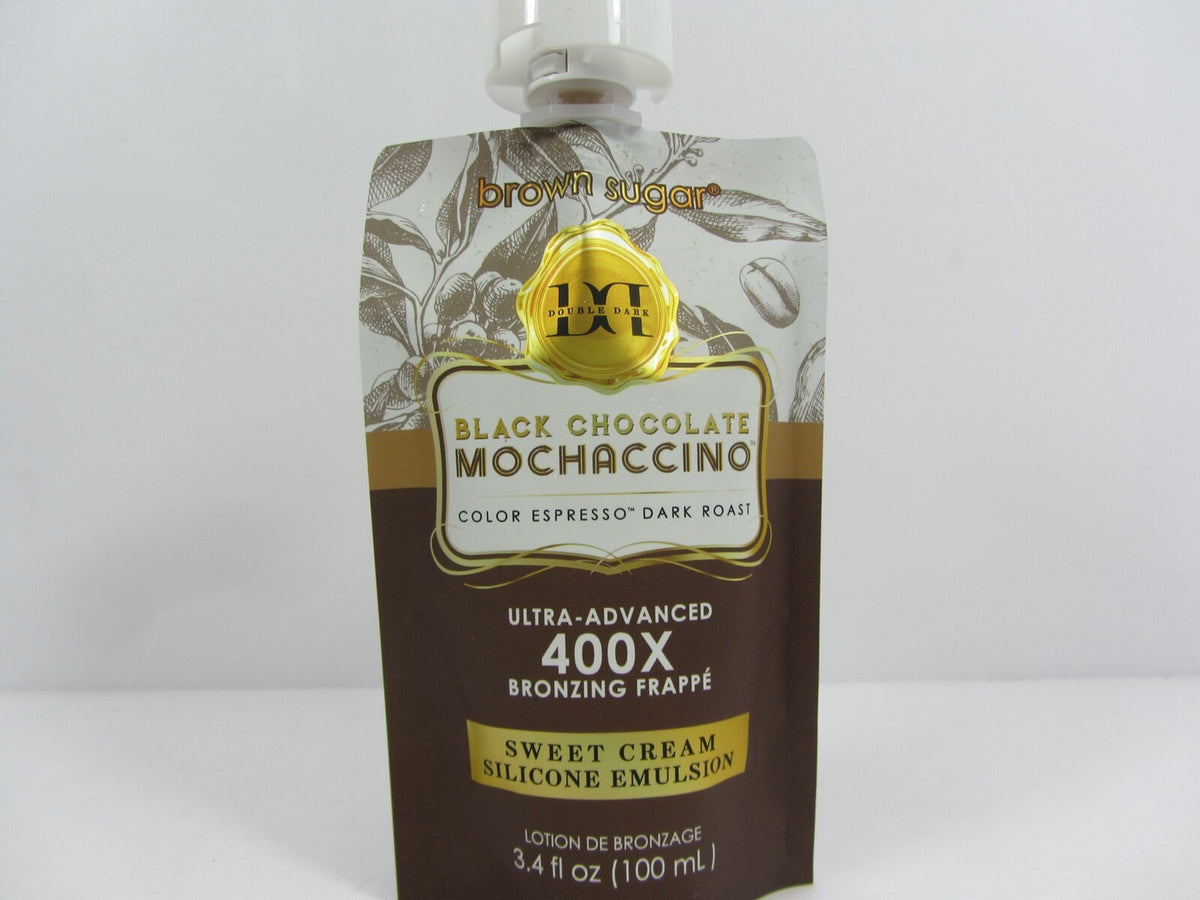 Black Chocolate Mochaccino Tanning Lotion - 400X Bronzer, 3.4 oz