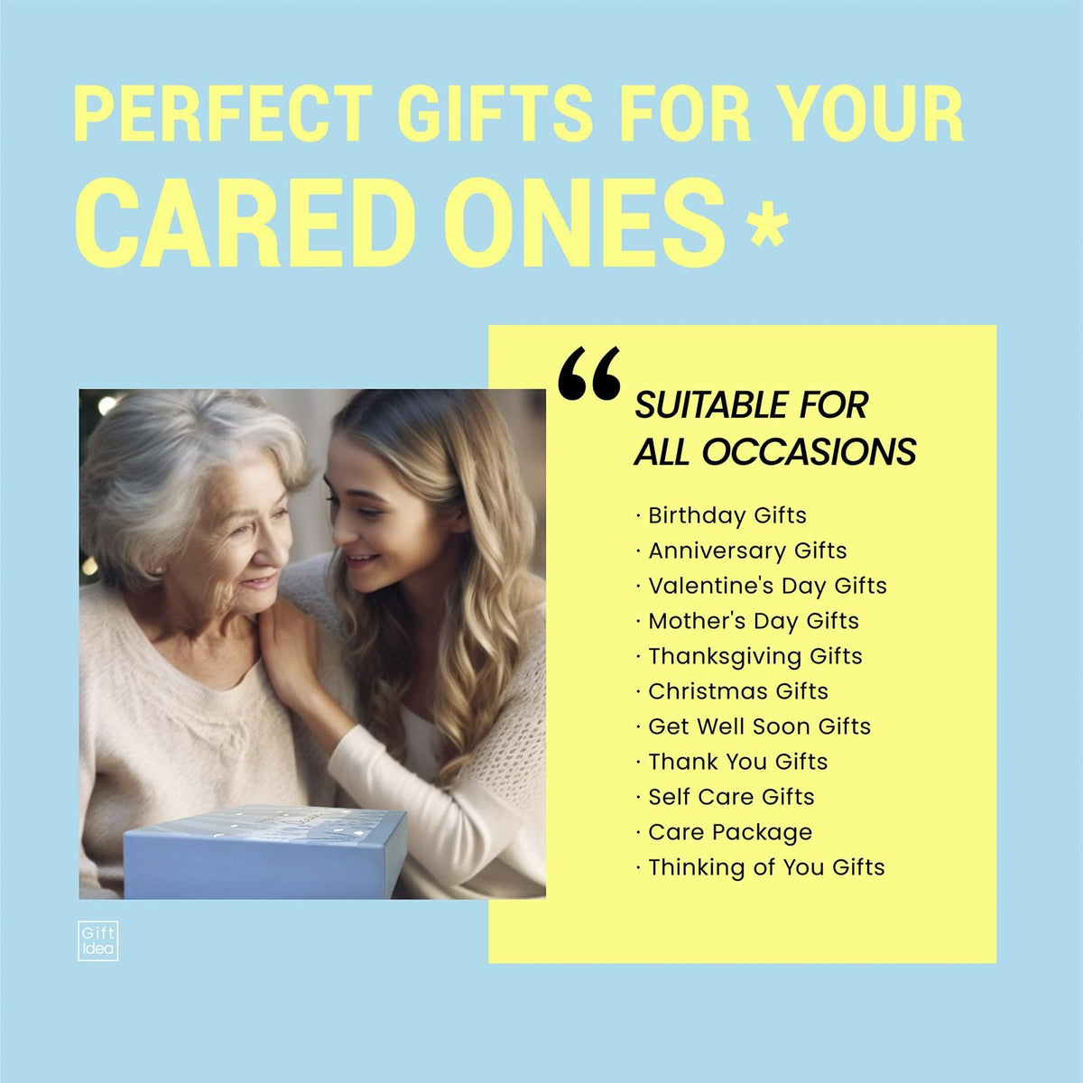 Bath and Body Gift Set for Women - 5 Piece Ocean Scent Spa Collection