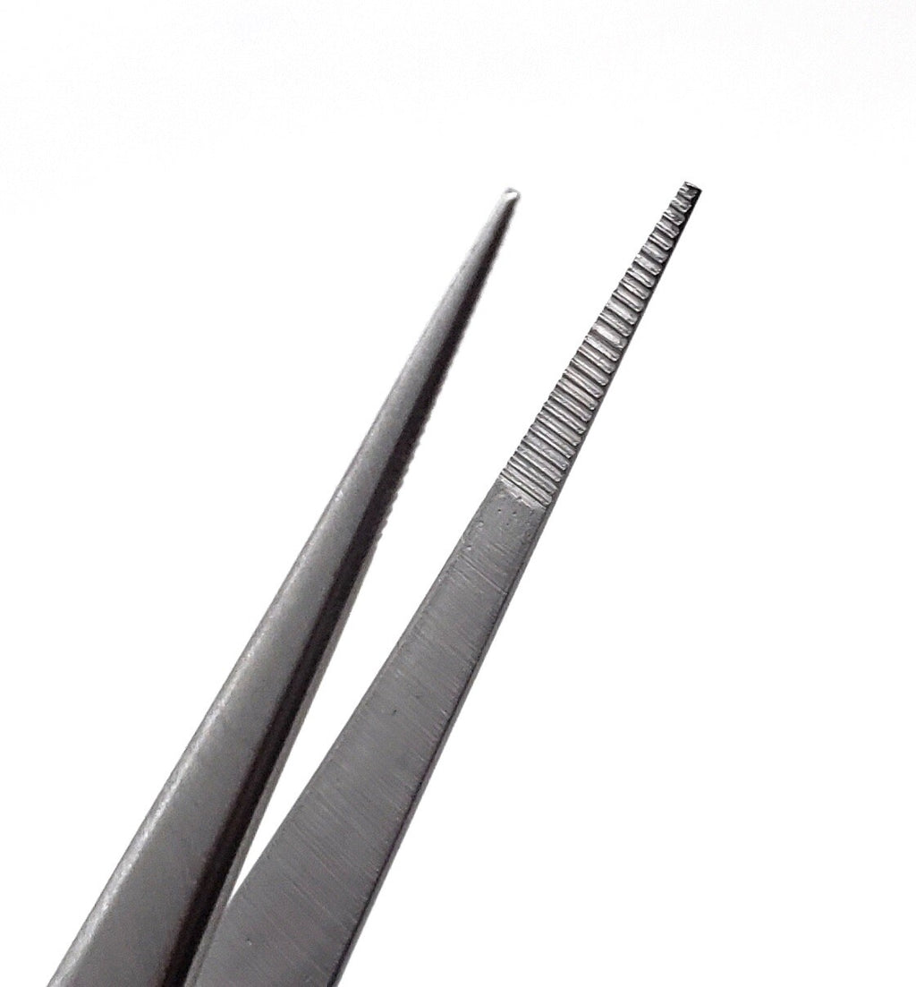 Professional Stainless Steel Point Tip Tweezers for Ingrown Hair & Splinter Removal