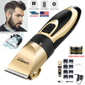 Cordless Hair Clippers Set for Men and Beginners - Rechargeable Barber Razor Kit