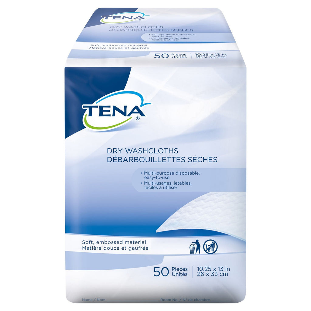 Disposable Adult Washcloths for Personal Hygiene - 50 Soft Towelettes