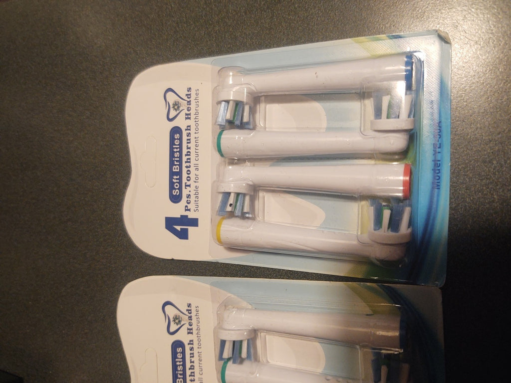 8 Pack Replacement Electric Toothbrush Heads for Oral B Braun Soft Bristles