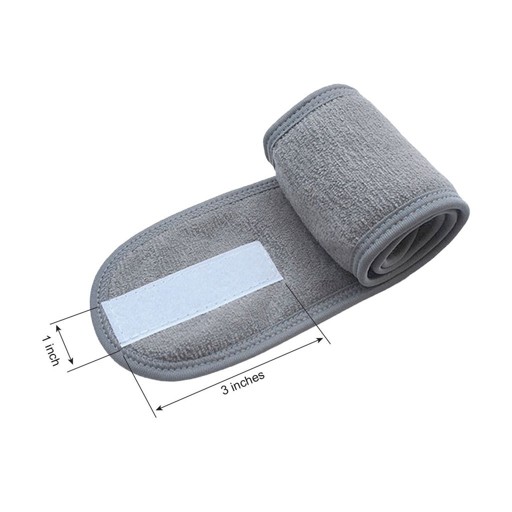Women’s Spa Facial Headbands - Soft Terry Cloth Hair Wraps for Skincare & Makeup
